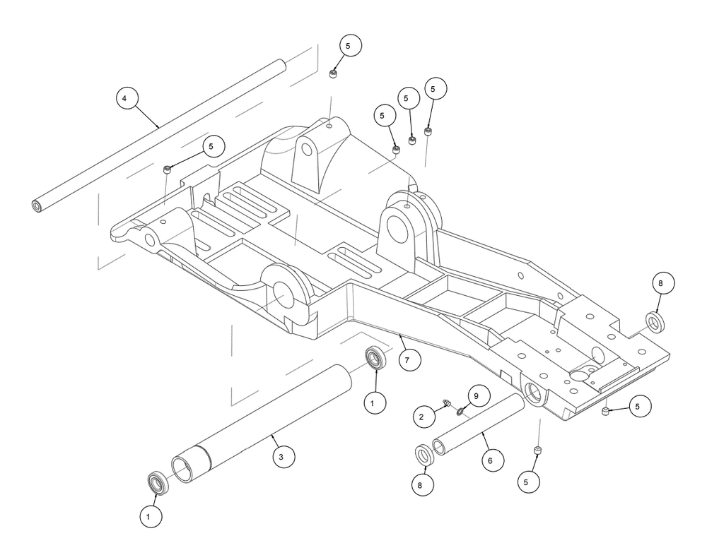 Section 09 Diagram and Parts List for MK-5010S 166929 MK Diamond Concrete Saw